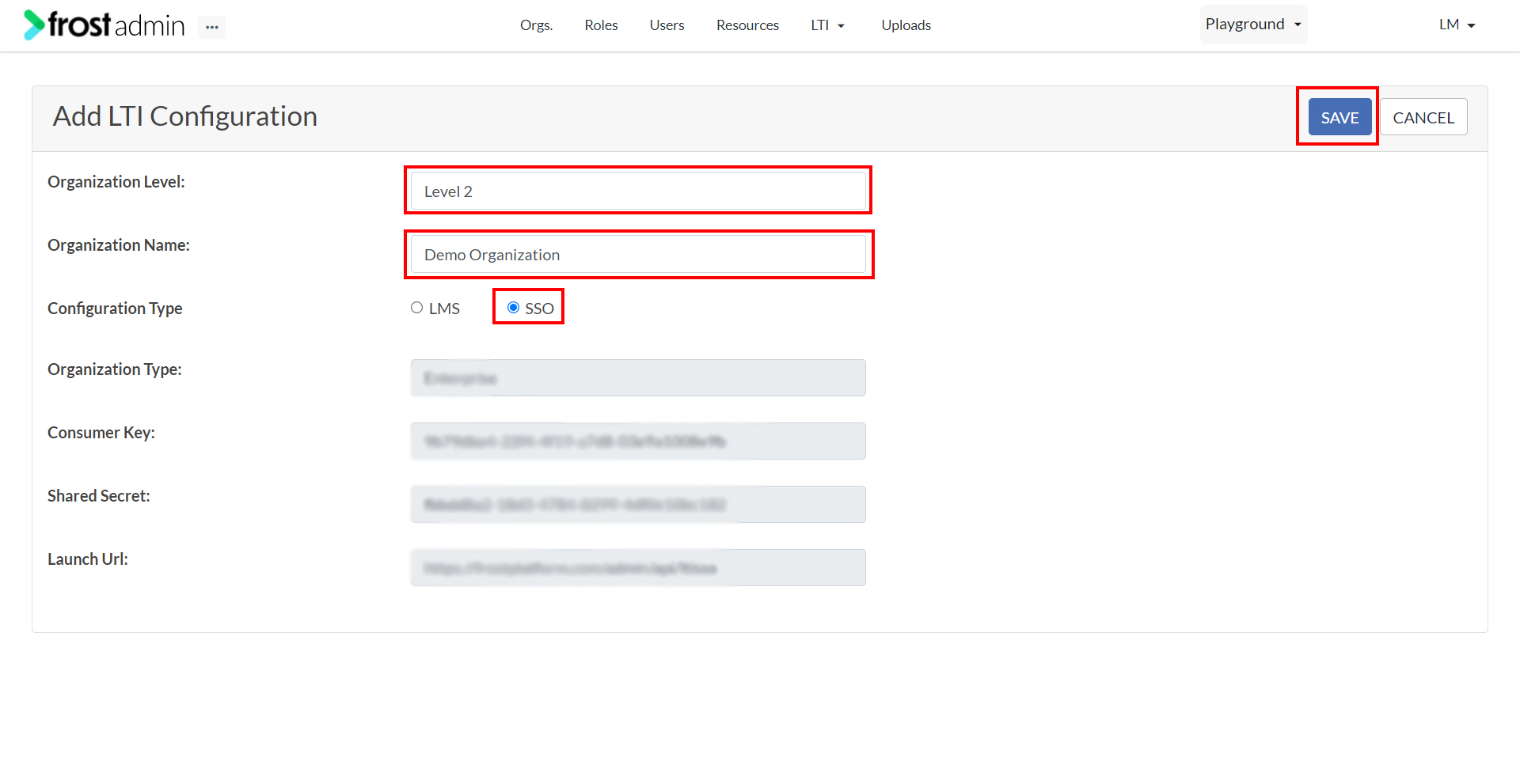 Configuring LTI for SSO Login Help Center